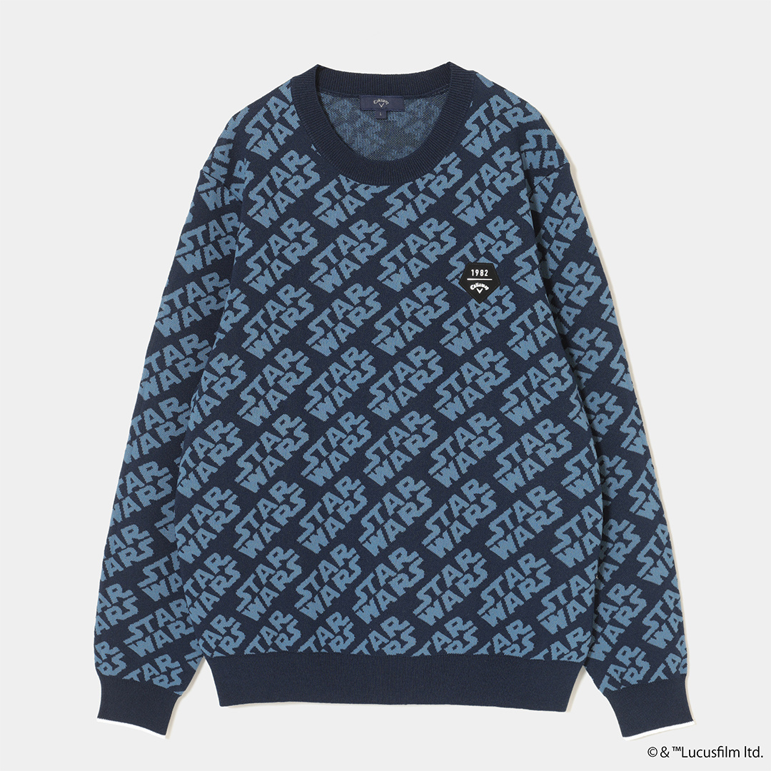 オンライン限定】スター・ウォーズ/ジャカードクルーネックニット ※4L