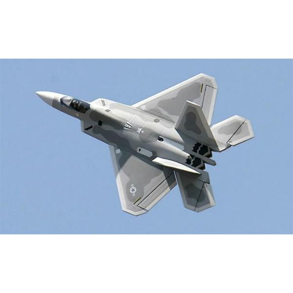 送料無料 ラジコン 飛行機 F-22 ラプター 2.4GHz 8ch仕様 シングル