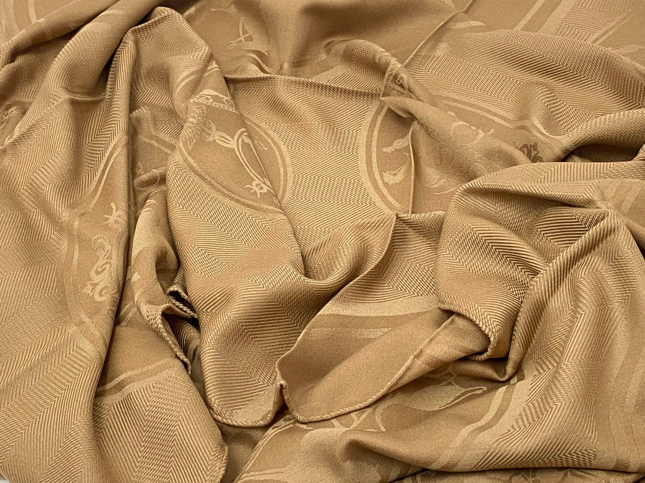 エルメス/カシミヤ＆シルク ストール 《New Libris（ニュー・リブリス