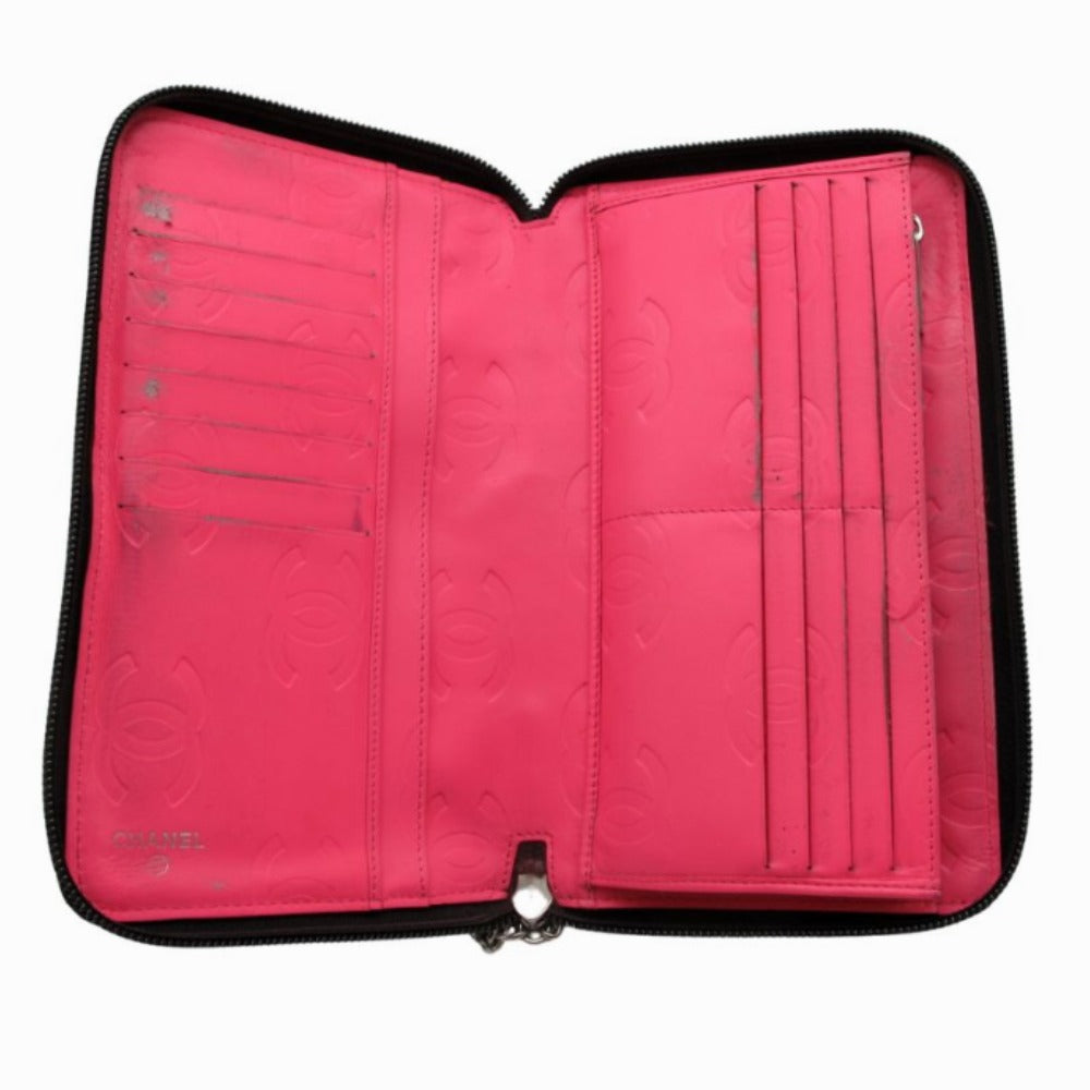 CHANEL シャネル 長財布 シャネル 長財布 カンボンライン ジッピー