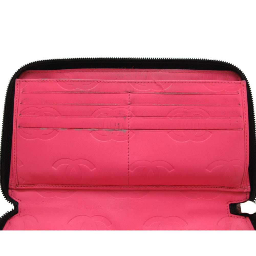 CHANEL シャネル 長財布 シャネル 長財布 カンボンライン ジッピー