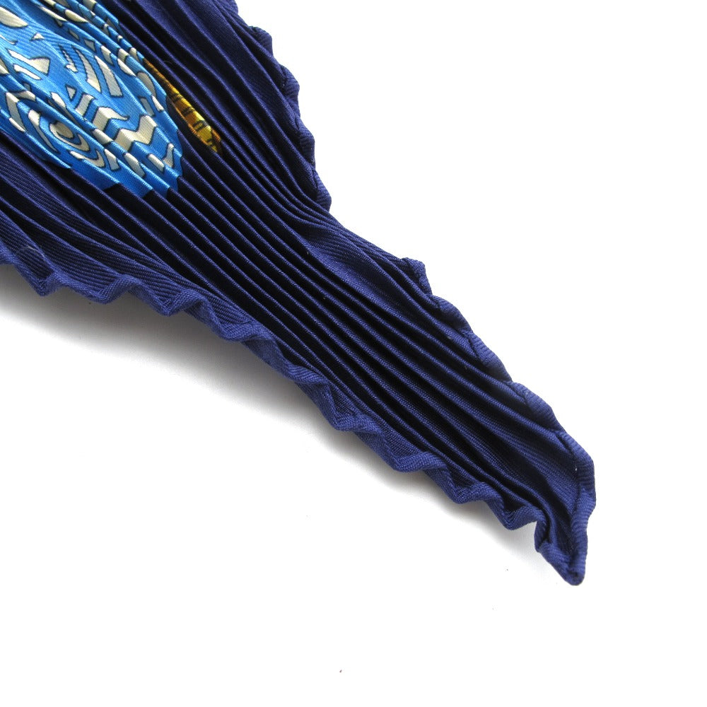 HERMES エルメス カレ 90 プリーツ L'ATLANTIDE アトランティス大陸