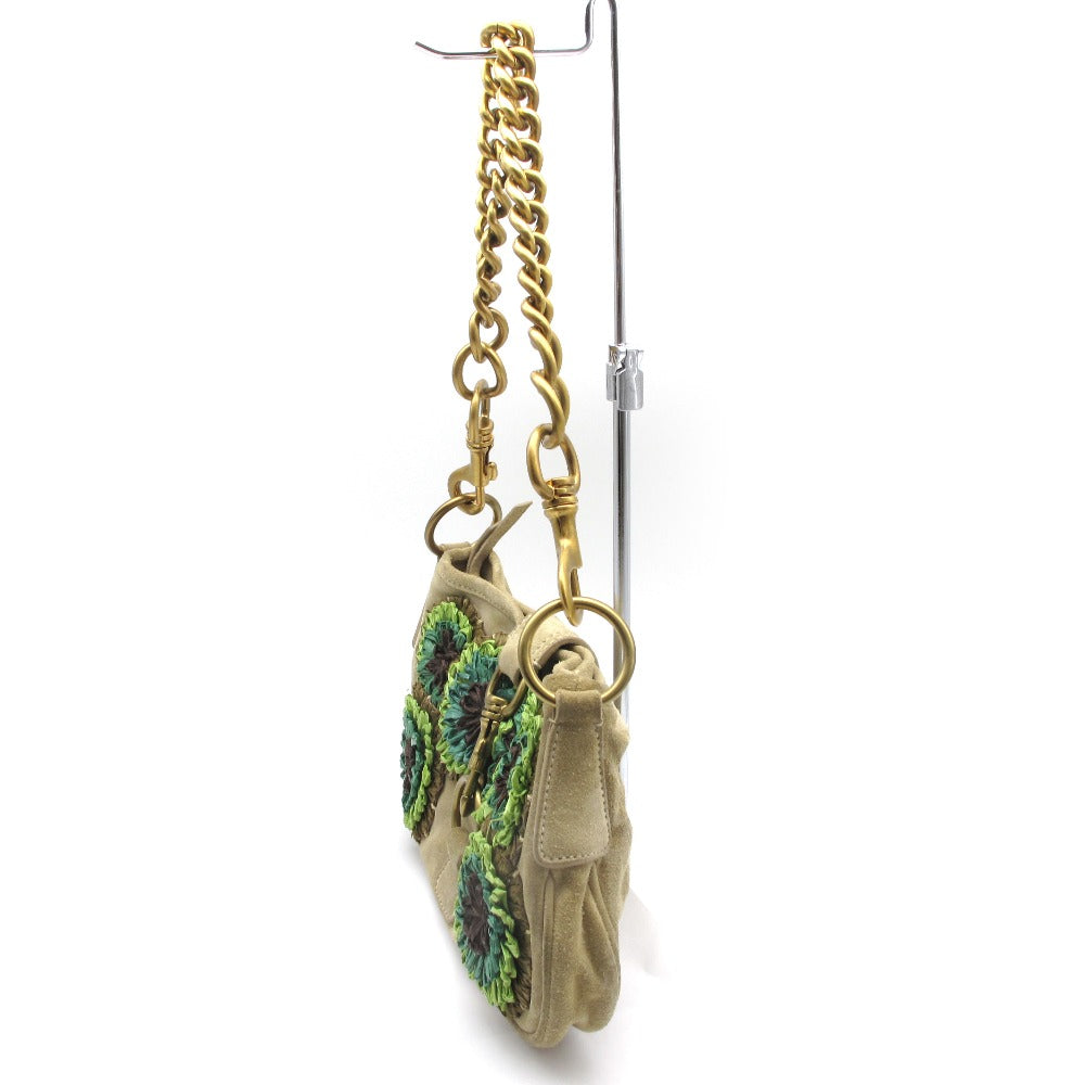 MIUMIU ミュウミュウ チェーン ショルダーバッグ フラワー 花 肩掛け