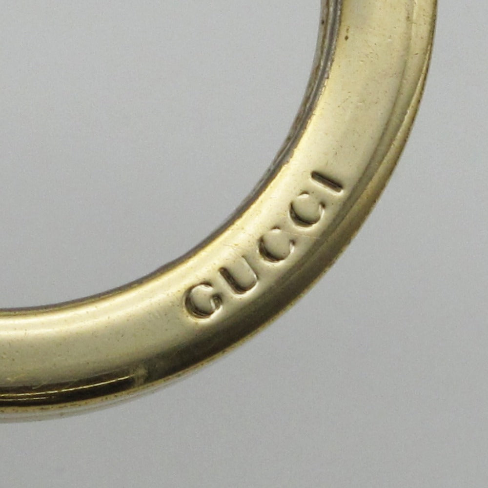 GUCCI グッチ ロゴ プレート キーリング キーホルダー チャーム