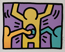 キース・ヘリング Keith Haring Untitled「pop shop I」より | ONLINE