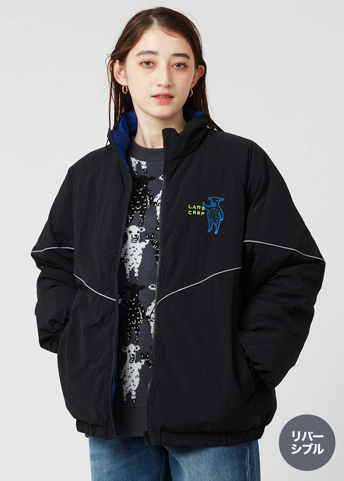 ラムチョップ｜リバーシブルパデッドジャケット｜ユニセックス