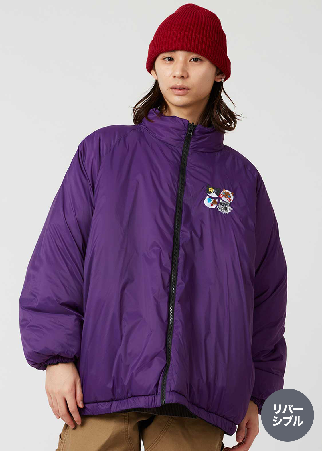 ザ フォーキャッツ バンド｜リバーシブルパデッドジャケット｜ユニ