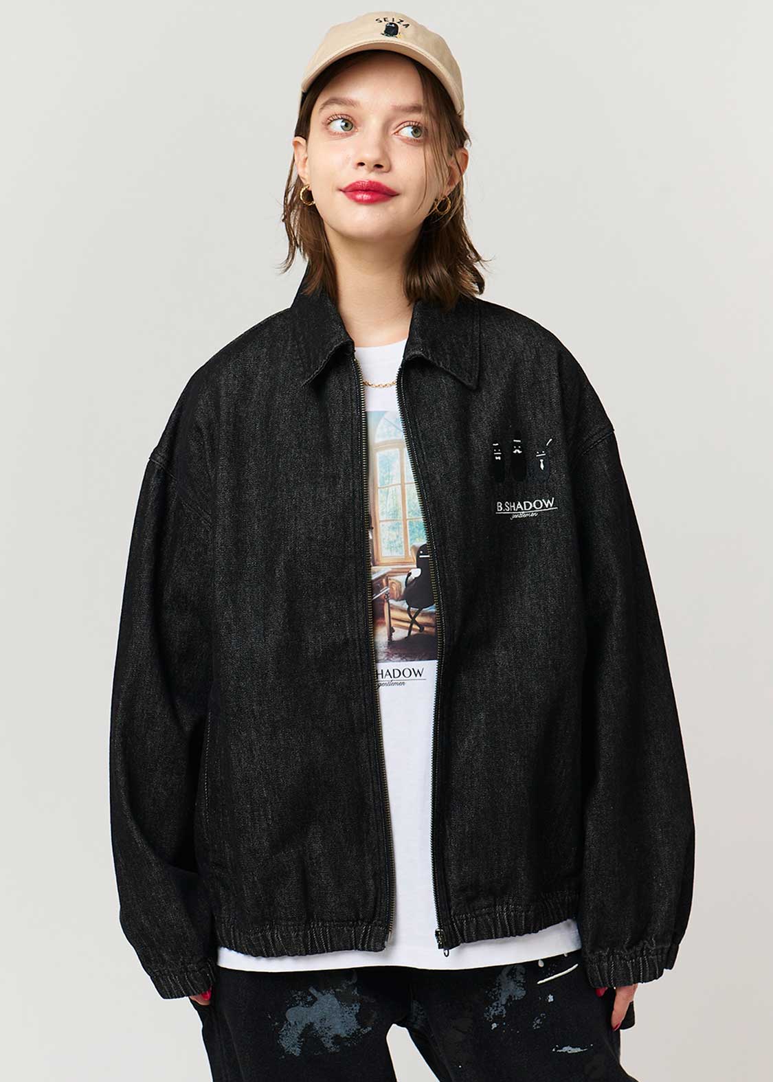 ビューティフルシャドージェントルメン｜デニムスイングトップ｜ユニ