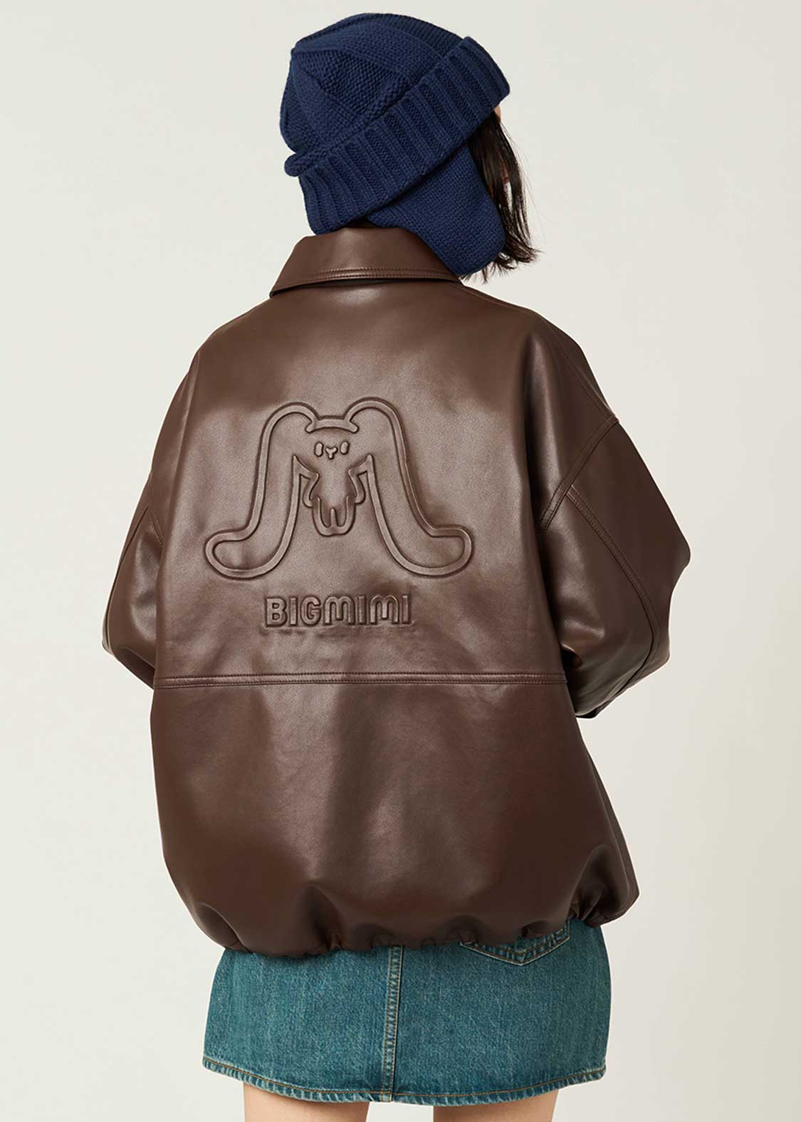 ビッグミミ｜エコレザージャケット｜ユニセックス｜グラニフ(graniph