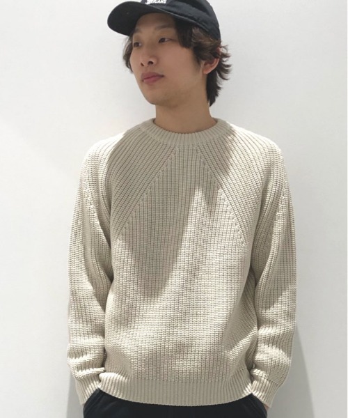 BATONER】シグネチャークルーネックニット/BN-20FM-030（ニット