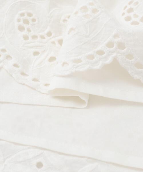 かぐれ（カグレ）の「スカラップ刺繍ギャザースカート（スカート