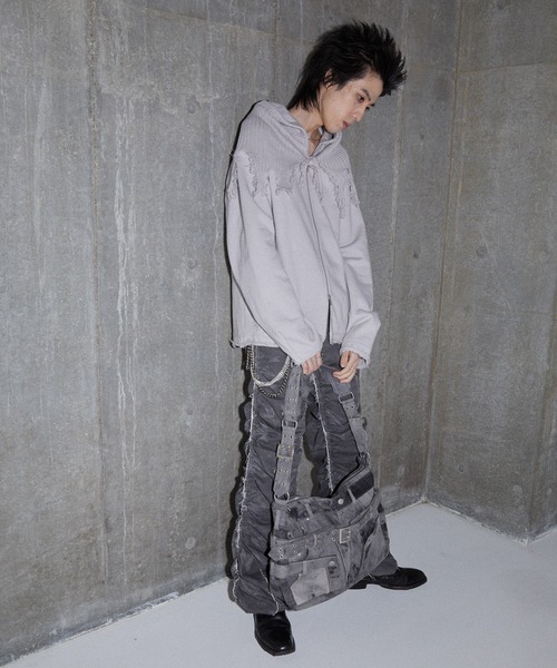 GRANCY（グランシー）の「【GRANCY】Knit Layered Design Zip Hoodie