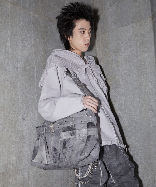 GRANCY（グランシー）の「【GRANCY】Knit Layered Design Zip Hoodie