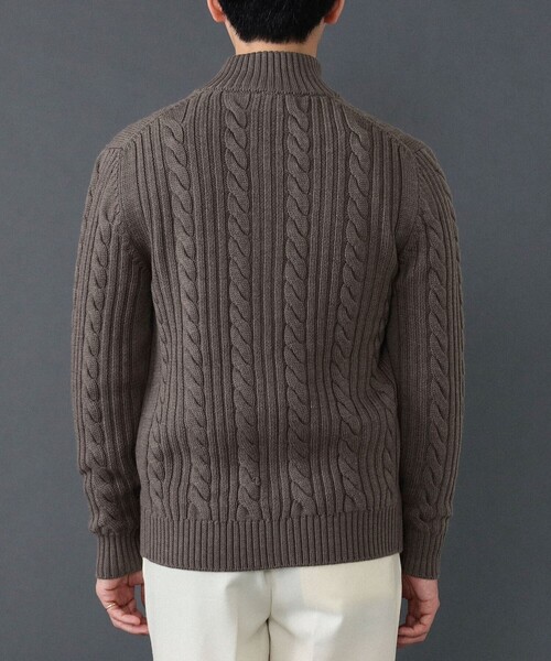 BAFY（バフィー）の「BAFY / 別注 ウール ケーブル スタンドカラー