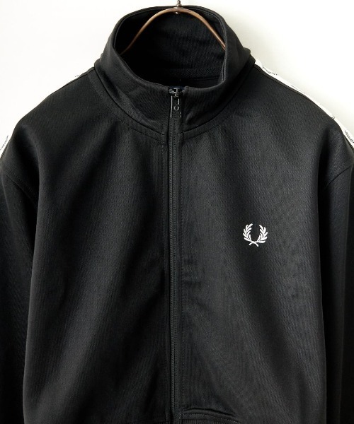 FRED PERRY/フレッドペリー] クロップドデザイン トラックジャケット