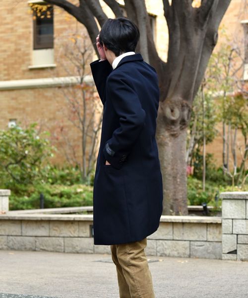 SHIPS（シップス）の「SU: 【NOBILIA】TECH メルトン チェスターコート