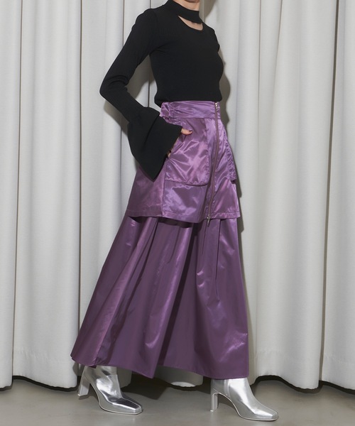 VIOLETTA（ヴィオレッタ）の「レイヤードフレアスカート（スカート