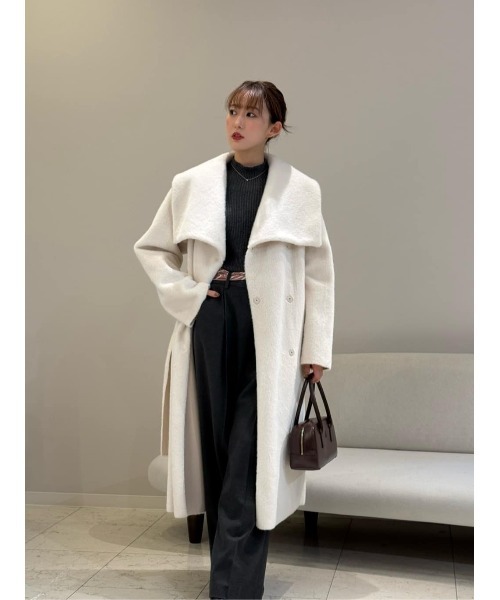 Her lip to（ハーリップトゥー）の「Grace Wrap Coat（ノーカラー