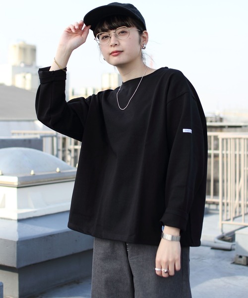 ボーラホリック オーバルロゴ Vネック長袖シャツ (黒) L 完売 ボーラ