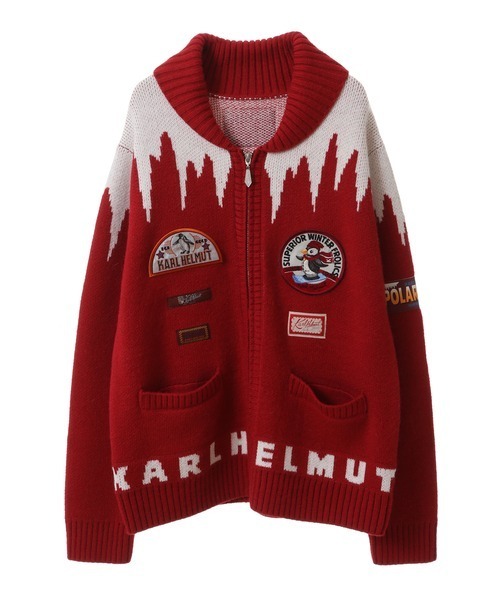 KARL HELMUT（カールヘルム）の「ペンギンワッペン使いジップアップ