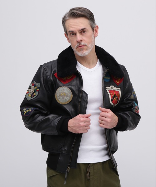 美品 希少 アヴィレックス L-2A トップガン フライトジャケット 芸能人