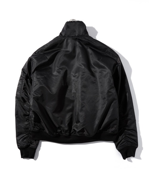 メンズライク オーバーサイズ 中綿 B-15フライトジャケット（MA-1