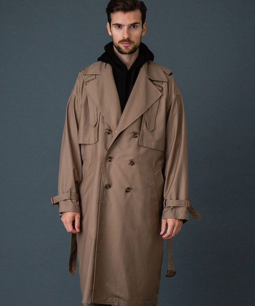 Iroquois（イロコイ）の「【iroquois】レイヤードトレンチコートT/R