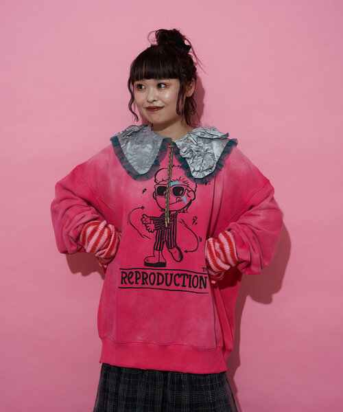 yuna_maruu企画】【Me＋Me/ミープラスミー】フリルドッキング付け襟