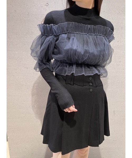 SNIDEL（スナイデル）の「サイドプリーツスカショーパン（その他パンツ