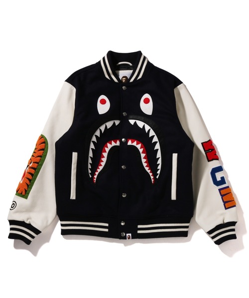 SHARK VARSITY JACKET（スタジャン）｜A BATHING APE（アベイシング