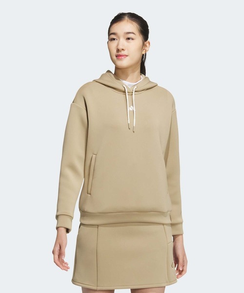 セール】ダンボールニット ビッグロゴ フーディー【adidas Golf