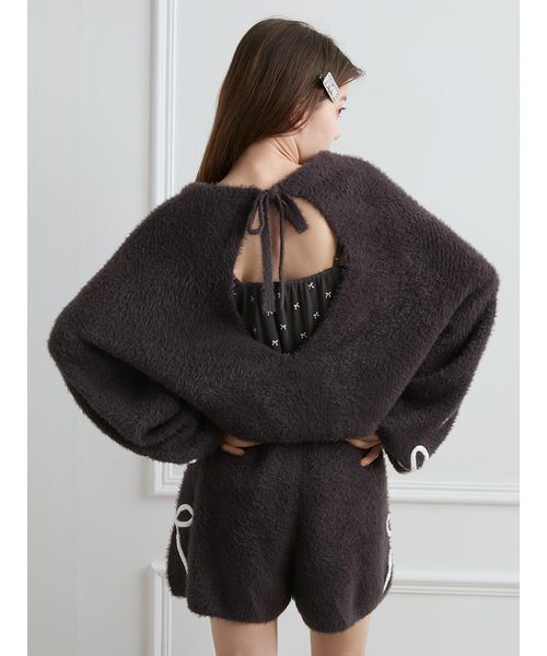 セール】リボンフェザーロンパース（ルームウェア/パジャマ）｜gelato