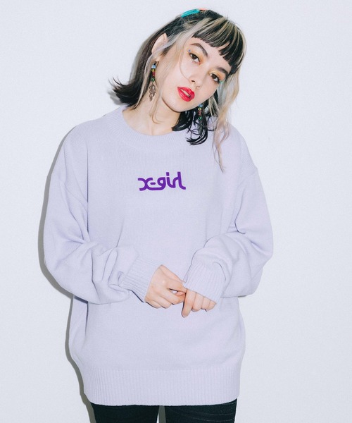 pxrgetrxxper着用 yxngbratz Logo KnitニットM pxrgetrxxper着用