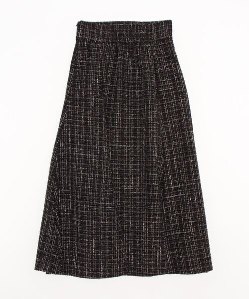 SWINGLE（スウィングル）の「ラメツイードフレアスカート（スカート