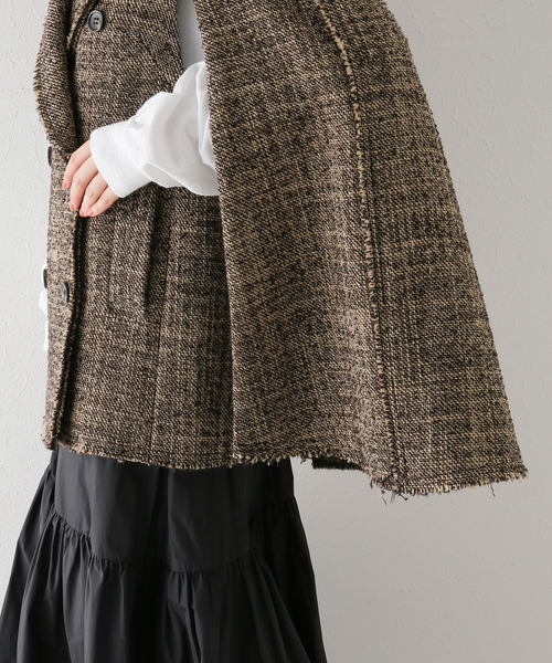 plage（プラージュ）の「【GIRL】ツィードケープジャケット（その他