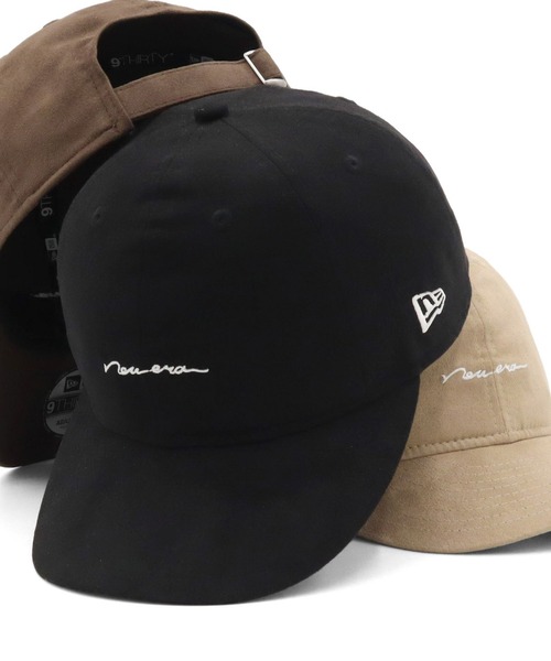ニューエラ キャップ シンセティックスウェード手書きロゴ ONSPOTZ別注