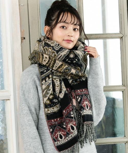 ETRO エトロ スカーフ ペイズリー ワインレッド 正方形 ② no.43