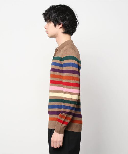 Paul Smith（ポールスミス）の「マルチボーダー ニットポロ / 123451