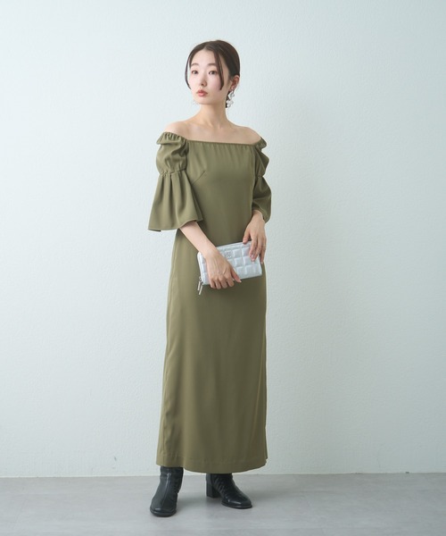 Kastane（カスタネ）の「【オケージョンドレス/結婚式】Bell sleeve