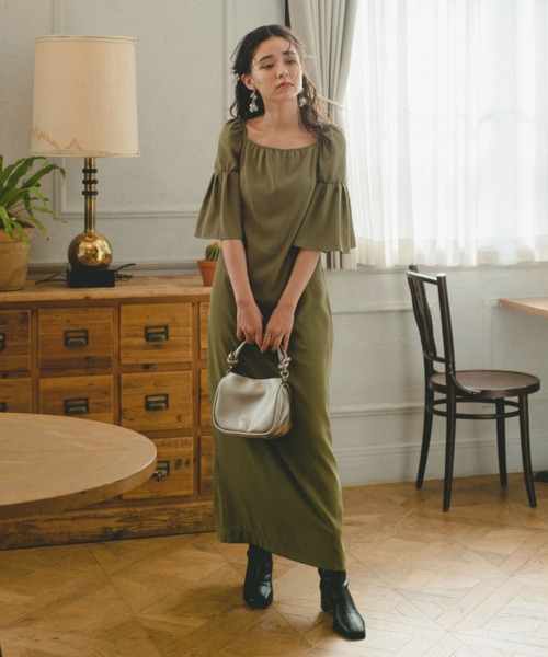 Kastane（カスタネ）の「【オケージョンドレス/結婚式】Bell sleeve