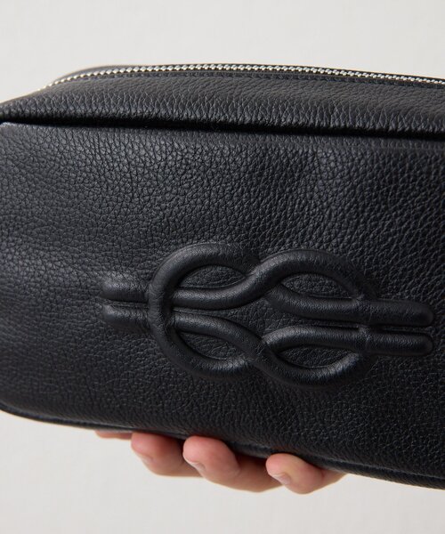 本革/290g》エンボスボディバッグ（ショルダーバッグ）｜ear