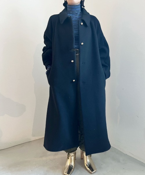 Ameri（アメリ）の「SOFT WOOL BAL COLLAR COAT（ステンカラーコート