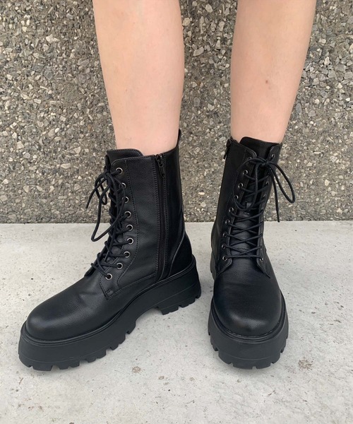 ENVYM（アンビー）の「キルティングショートブーツ（ブーツ）」 - WEAR