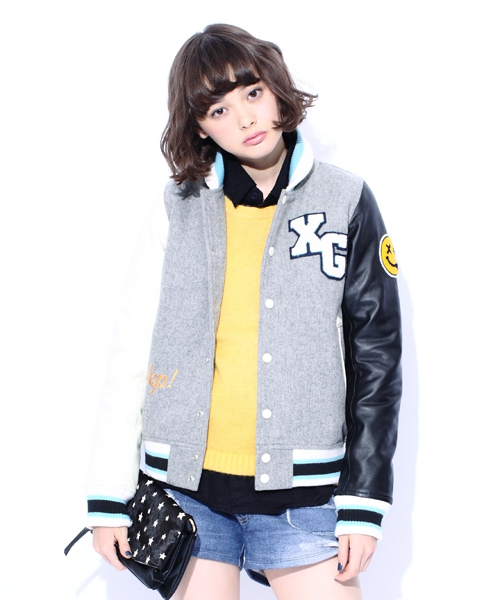 X-girl（エックスガール）の「STADIUM JUMPER（スタジャン）」 - WEAR