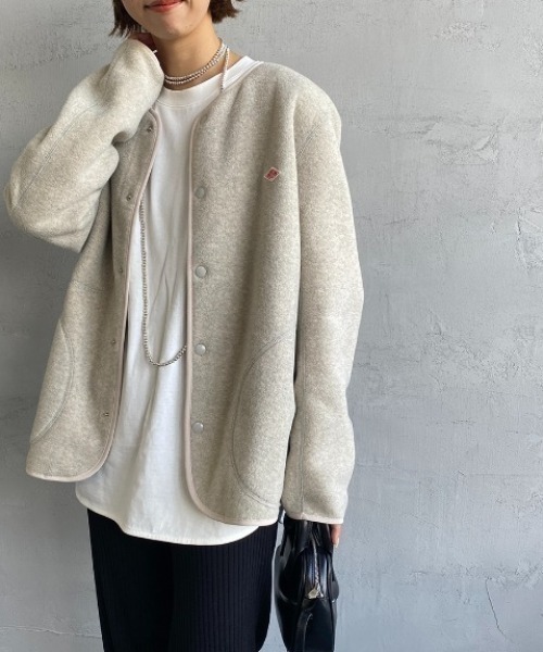 DANTON（ダントン）の「[DANTON/ダントン] フリース ノーカラー