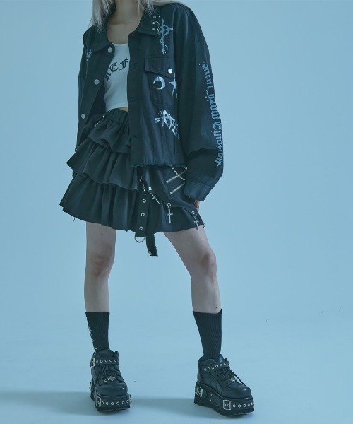 REFLEM（レフレム）の「『REFLEM/レフレム』フリルティアードスカート