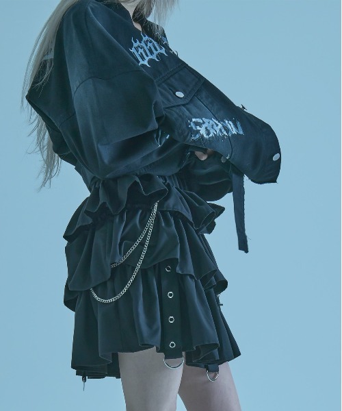 REFLEM（レフレム）の「『REFLEM/レフレム』フリルティアードスカート