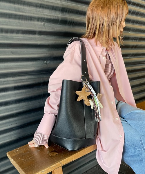 &MyuQ/アンドミューク] 別注 JUNO バケツ型トートバッグ（ショルダー