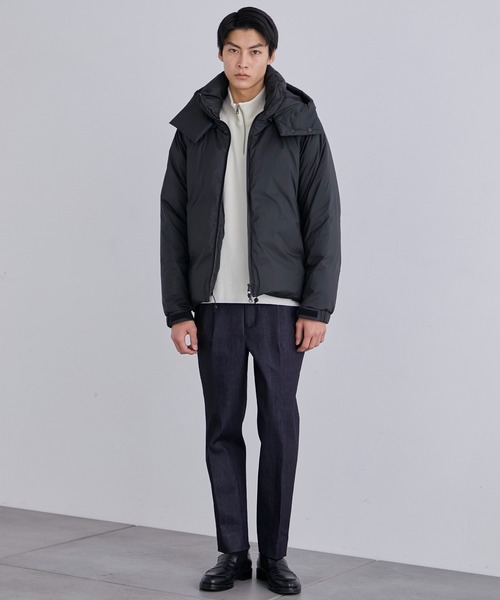 セール】18Gウールミラノリブハーフジップニット｜ウォッシャブル