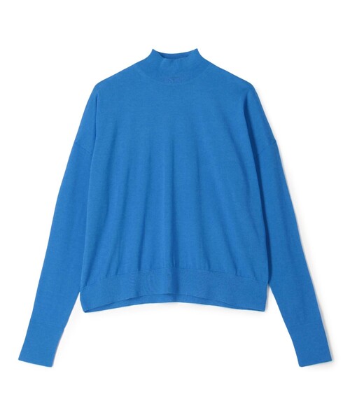 カシミヤシルク モックネックプルオーバー（ニット/セーター